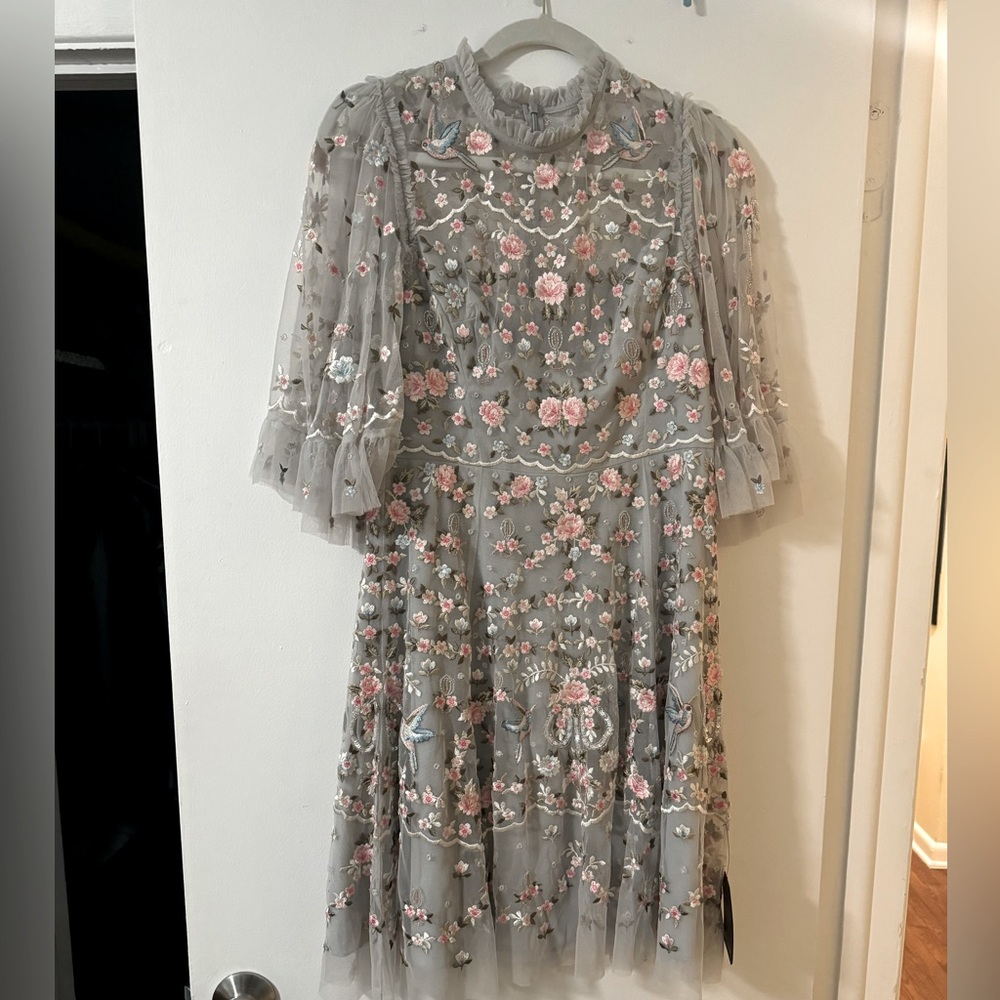 Needle & Thread regency garden mini dress